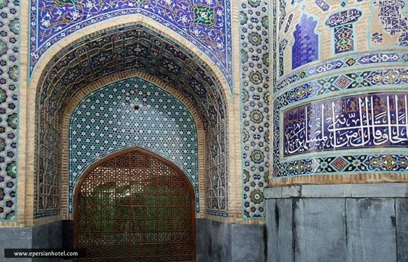 کاشی کاری های مسجد 72 تن مشهد